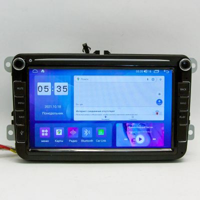 Лот: 20953296. Фото: 1. Штатная магнитола Volkswagen Polo... Автомагнитолы