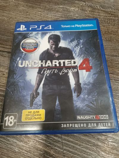 Лот: 18219025. Фото: 1. Uncharted 4 для PlayStation 4. Игры для консолей