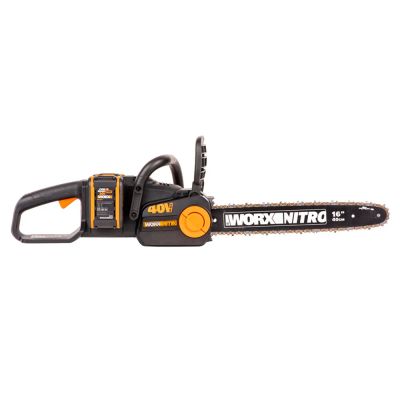 Лот: 24296525. Фото: 1. Цепная пила WORX NITRO WG385E... Электроинструмент