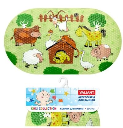 Лот: 6037899. Фото: 1. Коврик для ванны, 69*39см, Домашние... Игрушки для купания