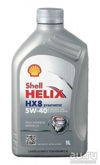 Лот: 13122234. Фото: 1. Масло Shell Helix НХ8 5/40 1л. Масла, жидкости