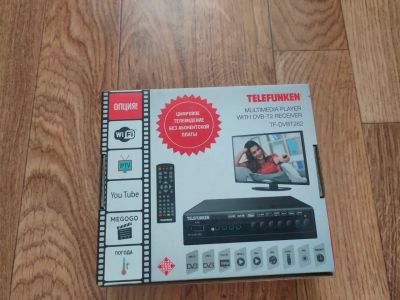 Лот: 21276966. Фото: 1. Приставка для цифрового ТВ Telefunken... Цифровое, спутниковое ТВ