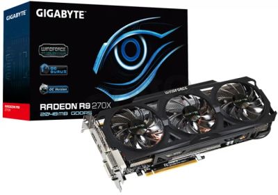Лот: 4370285. Фото: 1. Radeon R9 270X Gigabyte GV-R927XOC-2GD... Видеокарты