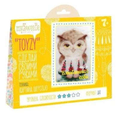 Лот: 9589813. Фото: 1. Набор для картин шерстью toyzy... Развивающие