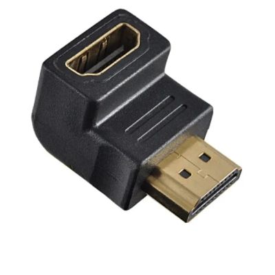 Лот: 16955130. Фото: 1. Переходник угловой HDMI-HDMI... Шнуры, кабели, разъёмы