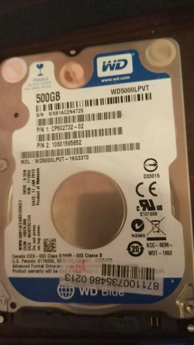 Лот: 10309309. Фото: 1. Жесткий диск hdd western digital... Жёсткие диски (HDD)