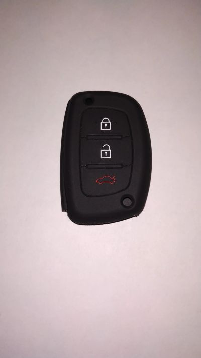 Лот: 15486699. Фото: 1. Чехол для брелка автомобиля Hyundai... Чехлы, коврики, оплетки руля