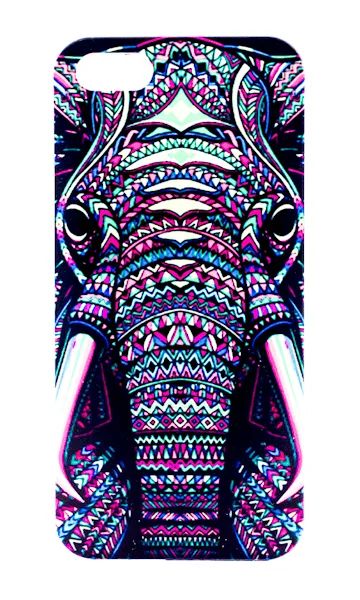 Лот: 5241537. Фото: 1. Чехол для Iphone 5 5s Психоделический... Чехлы, бамперы