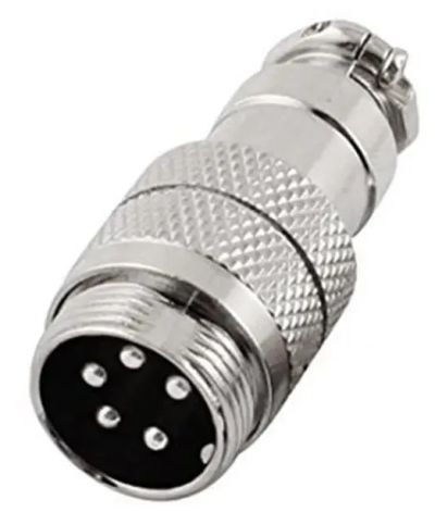 Лот: 20586502. Фото: 1. Разъем GX16 5pin, вилка на кабель. Разъёмы