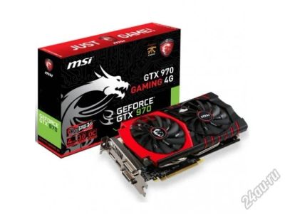 Лот: 5779944. Фото: 1. Видеокарта: MSI Geforce GTX 970... Видеокарты