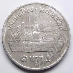 Лот: 199488. Фото: 1. Тайланд. 1 бат 1982г. (2). Азия