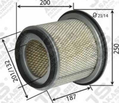 Лот: 1464532. Фото: 1. Воздушный фильтр Nissan Safari... Расходные материалы