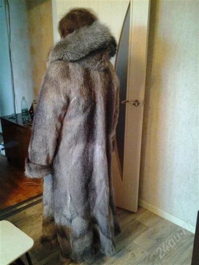 Лот: 2157266. Фото: 1. Шуба нутрия 50-52 размер. Верхняя одежда