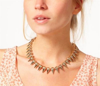 Лот: 2810821. Фото: 1. Ожерелье с шипами ASOS. Колье