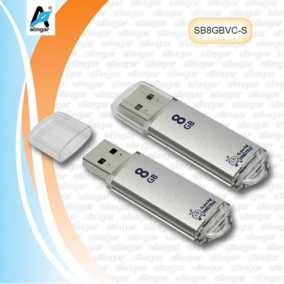 Лот: 10951368. Фото: 1. USB 8 Gb SmartBuy silver\ Тип-USB... USB-флеш карты