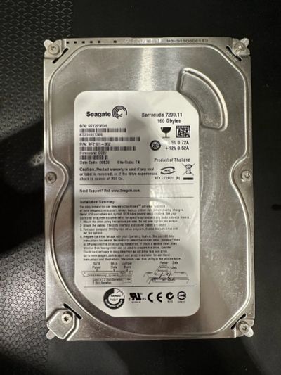 Лот: 21338543. Фото: 1. Жесткий диск Seagate 160GB. Жёсткие диски (HDD)