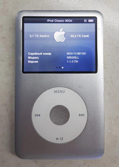 Лот: 18193105. Фото: 1. Ipod Classic 80Gb. Плееры