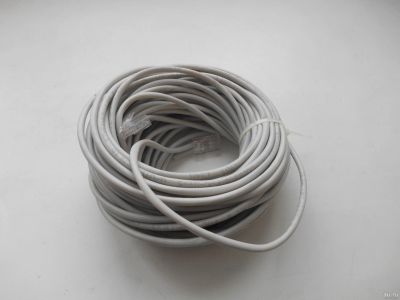Лот: 17234927. Фото: 1. патчкорд 7,5 метров, patch cord... Шлейфы, кабели, переходники