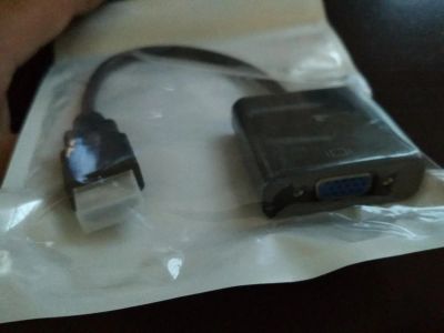 Лот: 9934560. Фото: 1. Переходник HDMI to VGA. Шлейфы, кабели, переходники