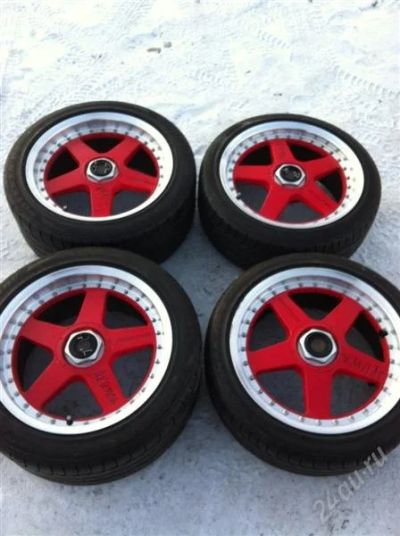 Лот: 1360309. Фото: 1. Rays Mazda Speed R17 зад 9jj... Диски