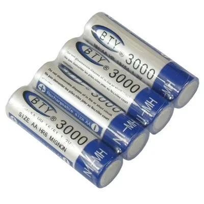 Лот: 623301. Фото: 1. Аккумуляторы АА 2500mAH (батарейки... Батарейки, аккумуляторы, элементы питания