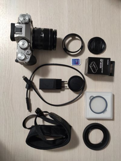 Лот: 20830309. Фото: 1. Fujifilm X-T4 + 18-55/F2.8-4... Цифровые беззеркальные со сменной оптикой