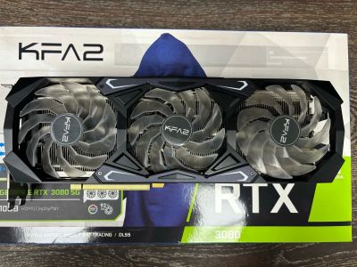 Лот: 21441603. Фото: 1. Видеокарта KFA2 GeForce RTX 3080... Видеокарты