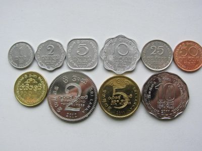 Лот: 4864781. Фото: 1. Шри - Ланка набор из 10 монет... Наборы монет