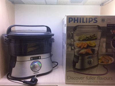 Лот: 9266083. Фото: 1. Продам пароварку Philips HD9160... Кухонная