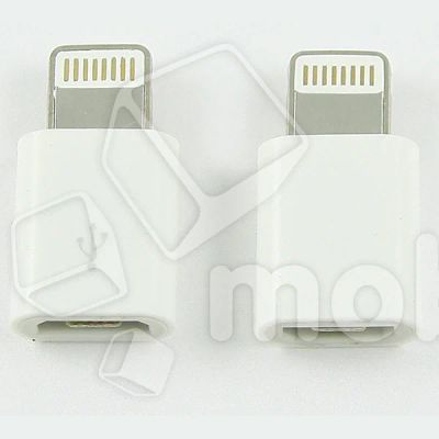 Лот: 18912065. Фото: 1. Адаптер MicroUSB - Lightning... Дата-кабели, переходники