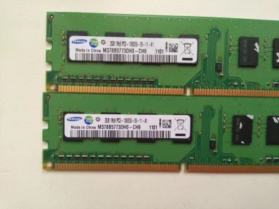 Лот: 16484493. Фото: 1. оперативная Samsung 2x2Gb DDR3. Оперативная память