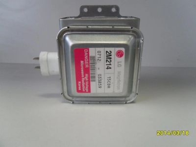 Лот: 3854765. Фото: 1. Магнетрон для СВЧ печи LG- 2М214. Запчасти для остальной бытовой техники