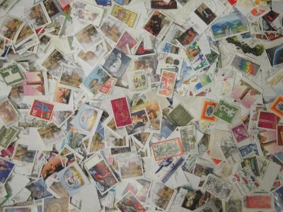 Лот: 11341329. Фото: 1. 1 килограмм марок! ОПТ! 15.000... Марки