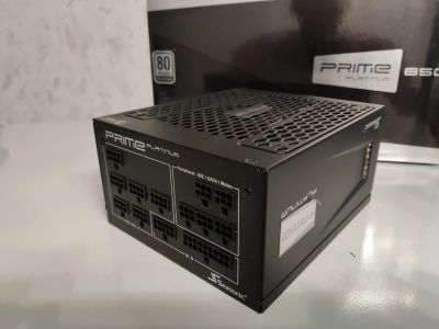 Лот: 15166520. Фото: 1. Seasonic PRIME Platinum 850W. Корпуса, блоки питания