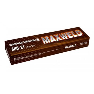 Лот: 24081865. Фото: 1. Электроды Maxweld, АНО-21, 4 мм... Электроды, проволока для сварки