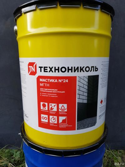 Лот: 16760661. Фото: 1. Технониколь мастика 24 20кг. 23-шт... Кровельные материалы