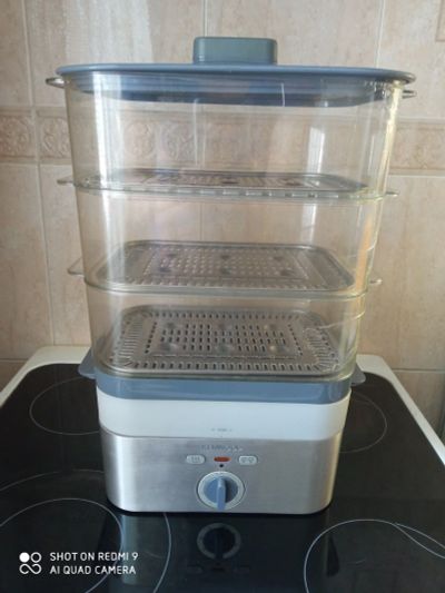 Лот: 17338990. Фото: 1. Пароварка Kenwood 3 яруса. Кухонная