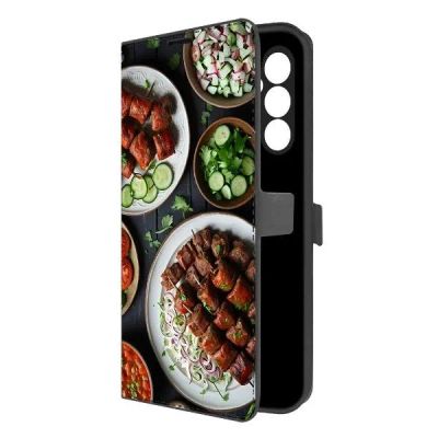 Лот: 25542182. Фото: 1. Чехол Krutoff Eco Book "Застолье... Чехлы, бамперы