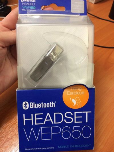 Лот: 4325111. Фото: 1. Блютуз (Bluetooth) гарнитура Samsung... Красноярск