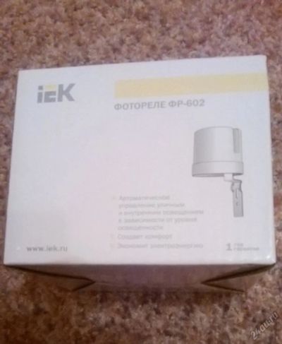 Лот: 5648536. Фото: 1. Фотореле IEK ФР-602. Магнитные пускатели, контакторы, реле