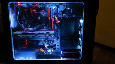 Лот: 12873277. Фото: 1. Продам игровой ПК Ryzen 5 R1600... Компьютеры в сборе