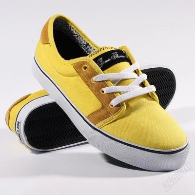 Лот: 1076343. Фото: 1. Кеды Fallen Forte Yellow/Black. Кеды, кроссовки, слипоны