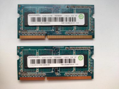 Лот: 14166199. Фото: 1. Ramaxel SO-DIMM 2GB DDR3 1333MHz... Оперативная память