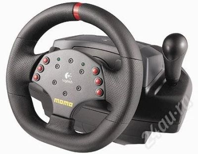 Лот: 13187. Фото: 1. Руль с педалями "Logitech MOMO... Красноярск