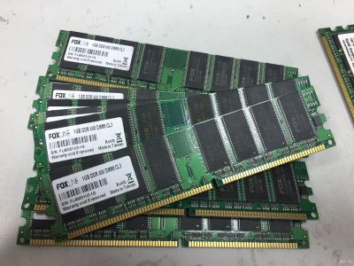 Лот: 10761299. Фото: 1. Оперативная память ddr1 1gb 400МГц... Оперативная память
