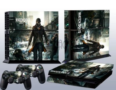 Лот: 4656776. Фото: 1. Наклейка виниловая на PS4 Watch... Аксессуары для игровых приставок, консолей, геймпады