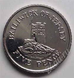 Лот: 120507. Фото: 1. Джерси. 5 пенс 2003г. Идеал!. Великобритания и острова