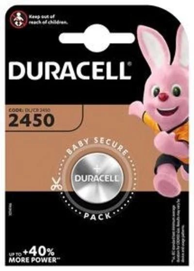 Лот: 12732027. Фото: 1. Батарейка Duracell CR2450 14202. Батарейки, аккумуляторы, элементы питания