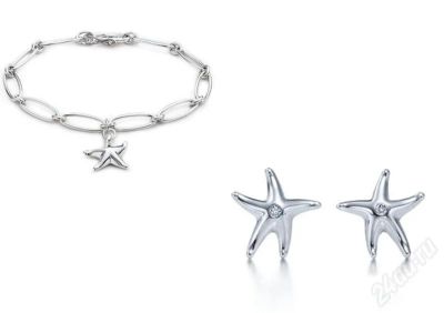 Лот: 209859. Фото: 1. Комплект Tiffany TF11 Цена 1650. Другое (ювелирные изделия, бижутерия, часы)