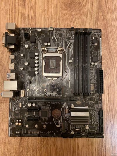 Лот: 18049273. Фото: 1. Материнская плата Asus B250M-A. Материнские платы